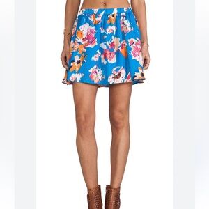 Jack By BB Dakota Camisha Floral Mini Skirt